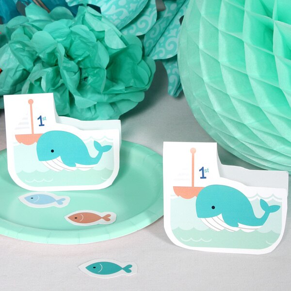 Whale Baby Shower Decorations