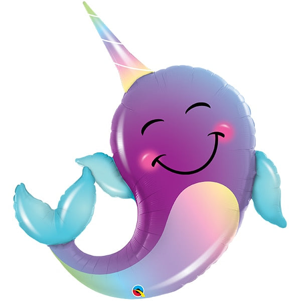 Unicorn Narwhal Rainbow Balloon