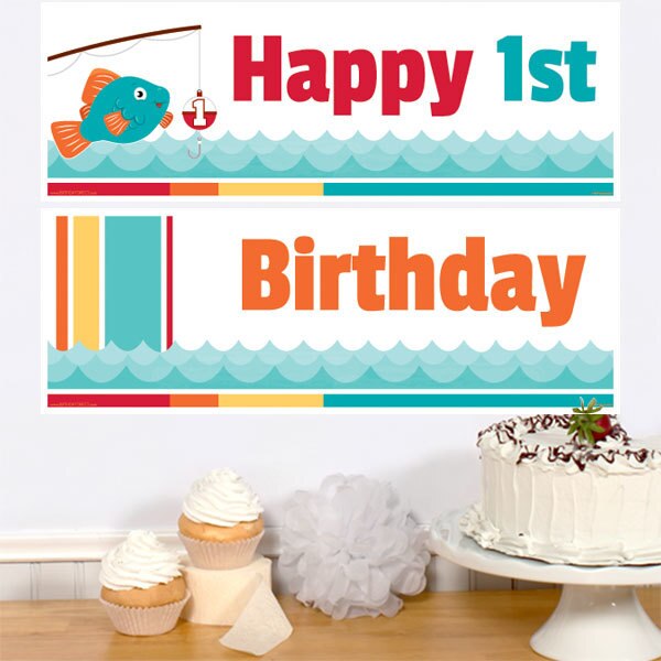 Little Fish 1st Birthday DIY Table Decoration, 2 ct, Birthday Direct –  BirthdayDirect