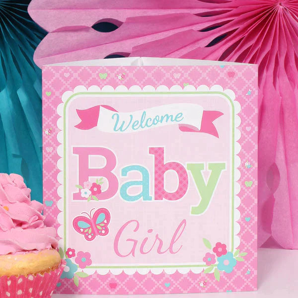 Birthday Direct's Welcome Baby Girl Shower Centerpiece