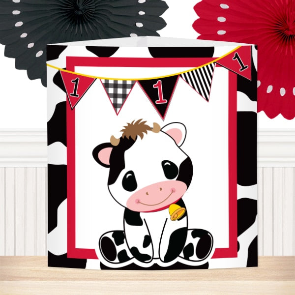 Little Cow 1st Birthday Party Decorations by Birthday Direct