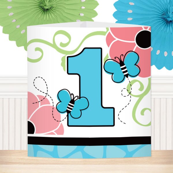 Little Buttterfly 1st Birthday Party Decorations by Birthday Direct