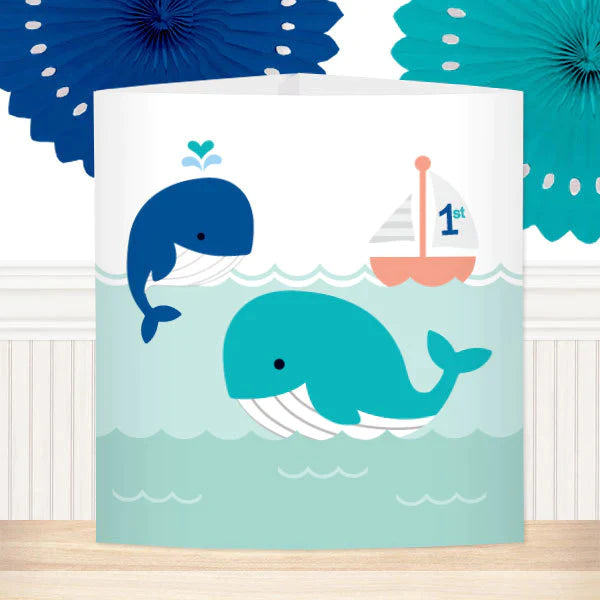 Birthday Direct's Whale 1st Birthday Blue Party Centerpiece