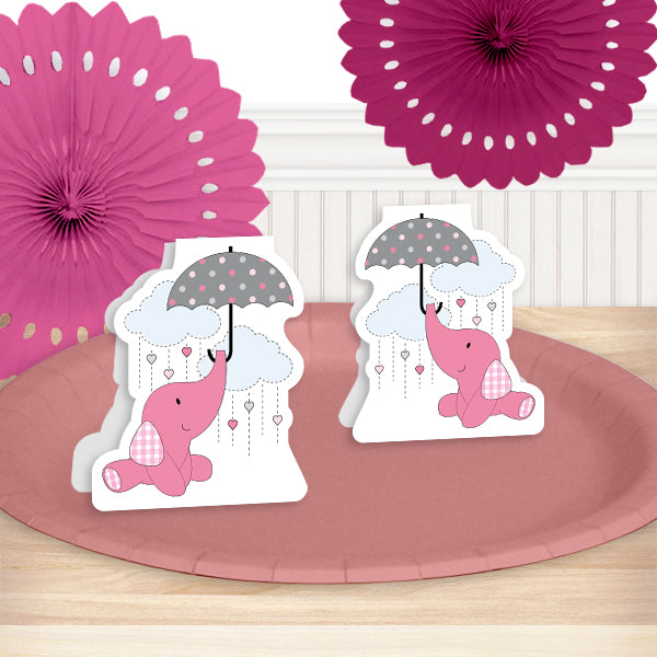 Elephant Baby Blue Shower Decorations by Birthday Direct