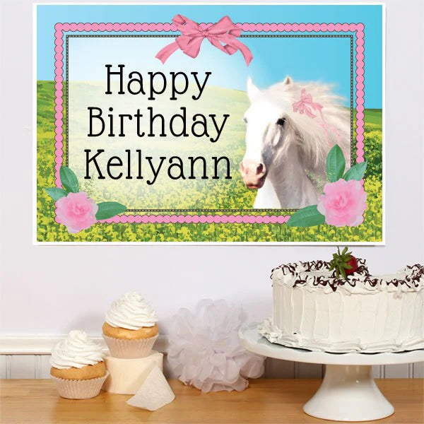 Horse Style Happy Birthday Sign by Birthday Style