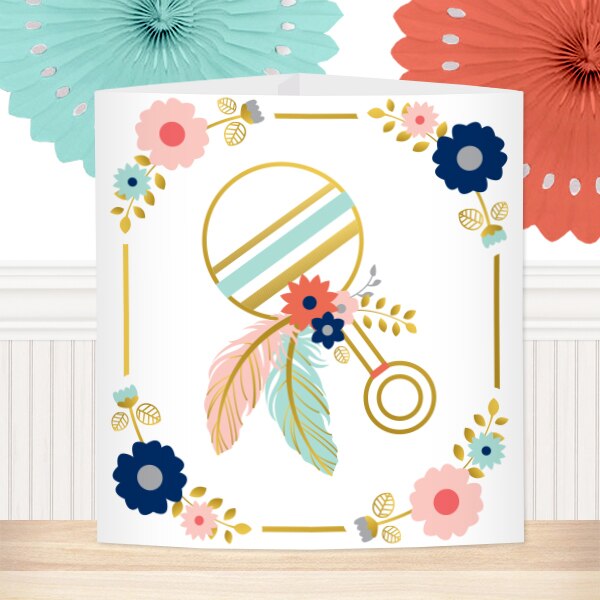 Boho Baby Shower Printable Decorations by Birthday Direct