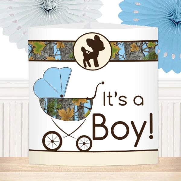 Blue Camo Baby Shower Decorations by Birthday Direct