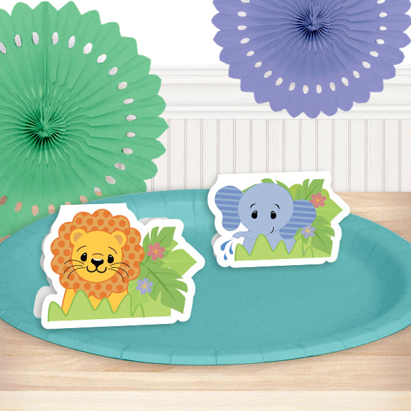 Jungle Babies Party Table Decoration, Printable, Digital Download