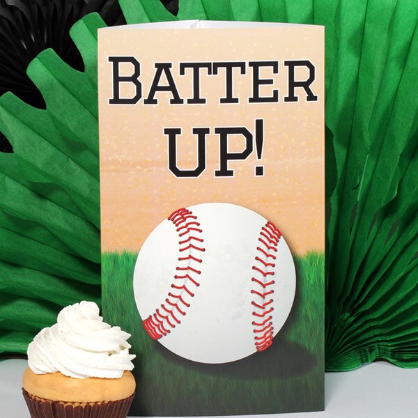 Baseball Party Centerpiece PDF Printable by Birthday Direct