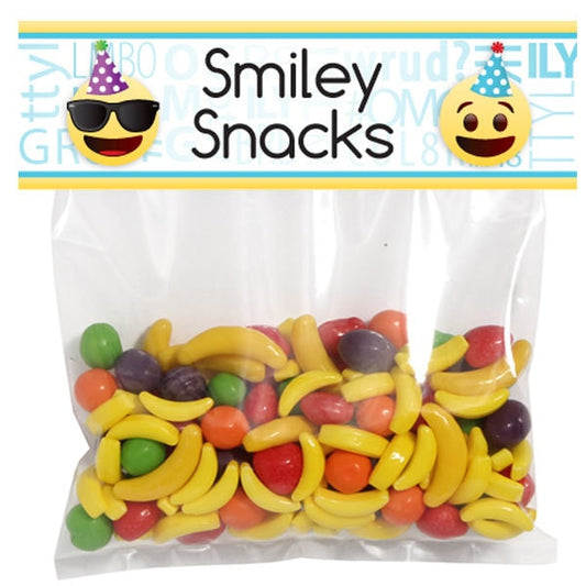 Emoji Party Treat Bag Topper, Printable Digital Download by Birthday Direct