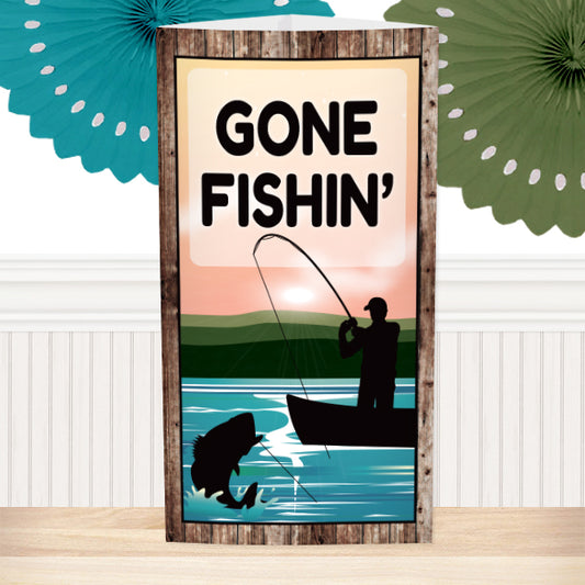 Bass Fishing Party Centerpiece PDF Printable by Birthday Direct