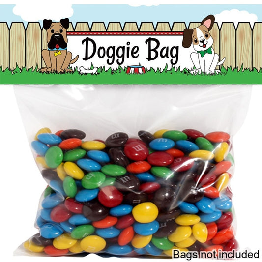 Little Dog Party Treat Bag Topper, Printable Digital Download by Birthday Direct