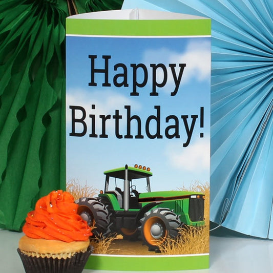 Farm Tractor Birthday Centerpiece PDF Printable by Birthday Direct