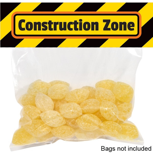 Construction Trucks Party Treat Bag Topper, Printable Digital Download by Birthday Direct