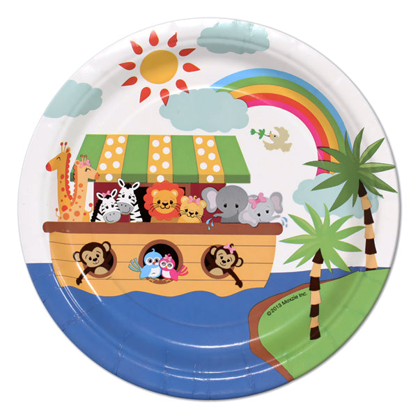 Noah's Ark Party Dessert Plates, 8 ct, Birthday Direct – BirthdayDirect