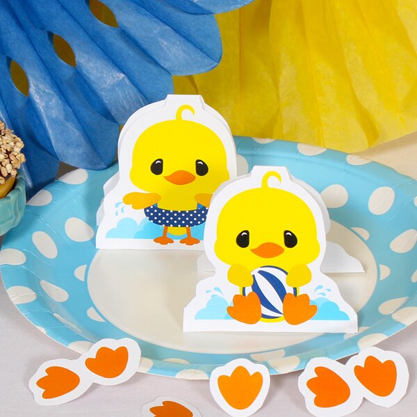 Little Ducky Party Table Decoration, Printable, Digital Download by Birthday Direct