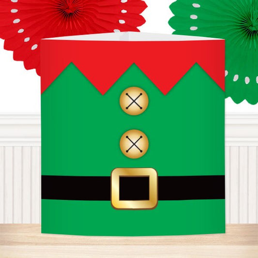 Christmas Suit Elf Party Centerpiece, 8.5x11 Printable PDF by Birthday Direct