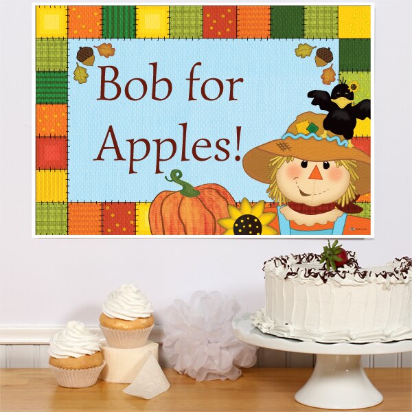 Fall Festival Party Sign, Editable Canva Template by Birthday Direct