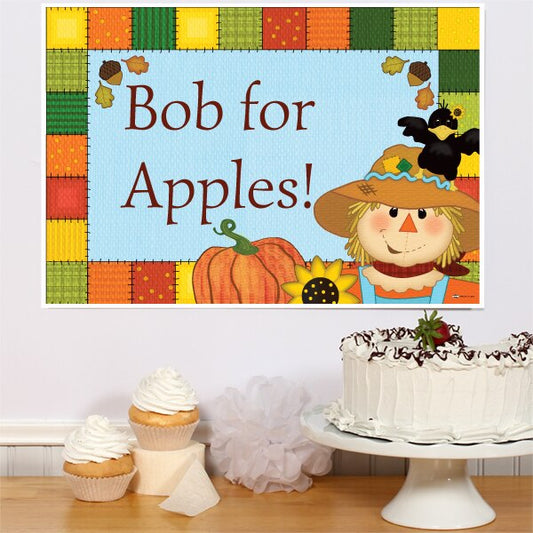 Fall Festival Party Sign, Editable PDF Printable by Birthday Direct