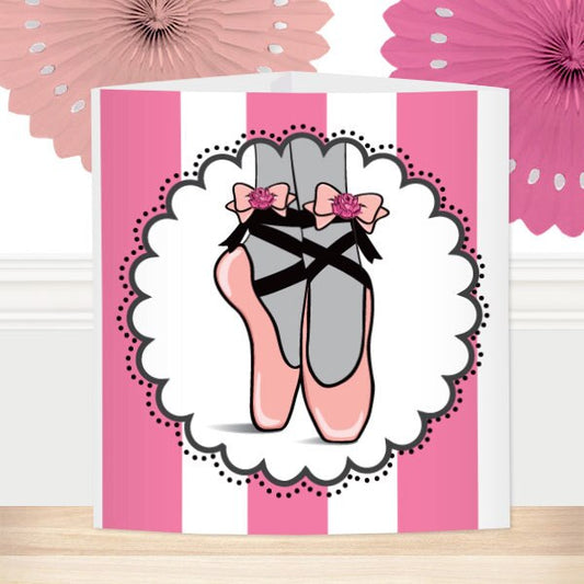 Ballerina Party Centerpiece, Editable Canva Template by Birthday Direct