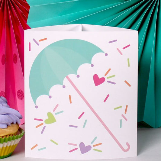 Sprinkle Baby Shower Centerpiece, 8.5x11 Printable PDF by Birthday Direct