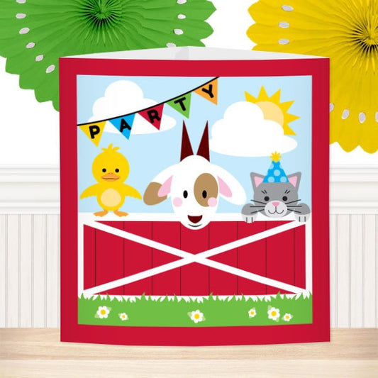 Farm Barnyard Party Centerpiece, 8.5x11 Printable PDF by Birthday Direct