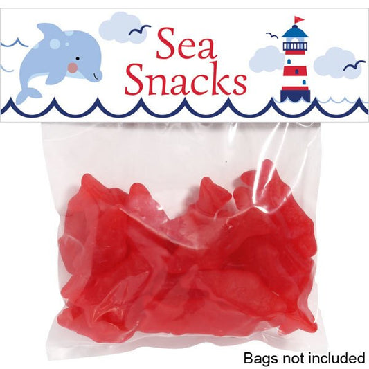 Nautical Dolphin Party Treat Bag Topper, Printable Digital Download by Birthday Direct