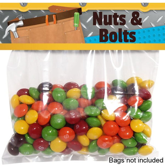 Little Handyman Tools Party Treat Bag Topper, Printable Digital Download by Birthday Direct