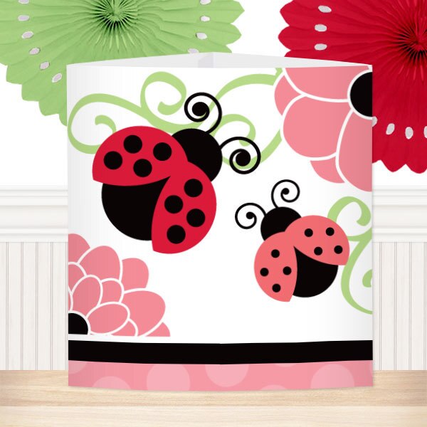 Little Ladybug Party Centerpiece, 8.5x11 Printable PDF by Birthday Direct