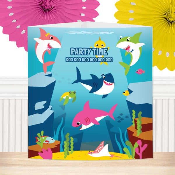 Shark Baby Party Centerpiece, 8.5x11 Printable PDF by Birthday Direct