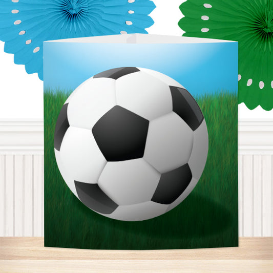 Soccer Party Centerpiece, 8.5x11 Printable PDF by Birthday Direct