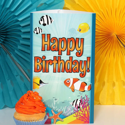 Clown Fish Birthday Centerpiece PDF Printable by Birthday Direct