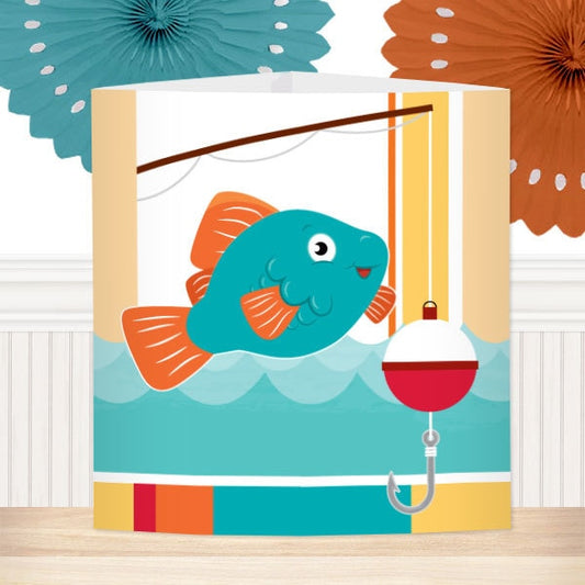 Little Fish Party Centerpiece, 8.5x11 Printable PDF by Birthday Direct