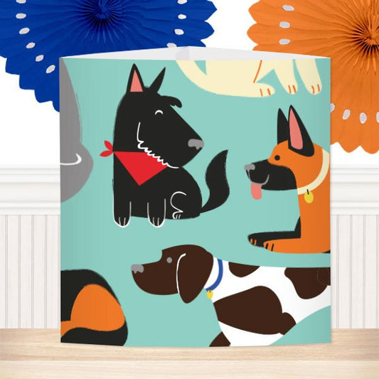 Doggy Party Centerpiece, 8.5x11 Printable PDF by Birthday Direct