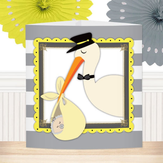 Stork Baby Shower Centerpiece, 8.5x11 Printable PDF by Birthday Direct