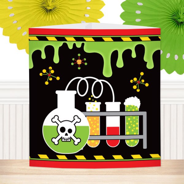 Mad Slime Scientist Party Centerpiece, 8.5x11 Printable PDF by Birthday Direct