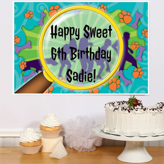 Spooky Crew Party Sign, Editable PDF Printable by Birthday Direct