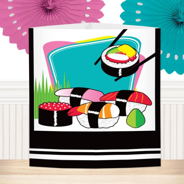 Sushi Party Centerpiece, 8.5x11 Printable PDF by Birthday Direct