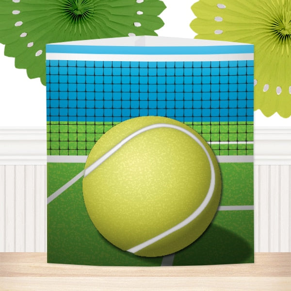 Tennis Party Centerpiece, 8.5x11 Printable PDF by Birthday Direct