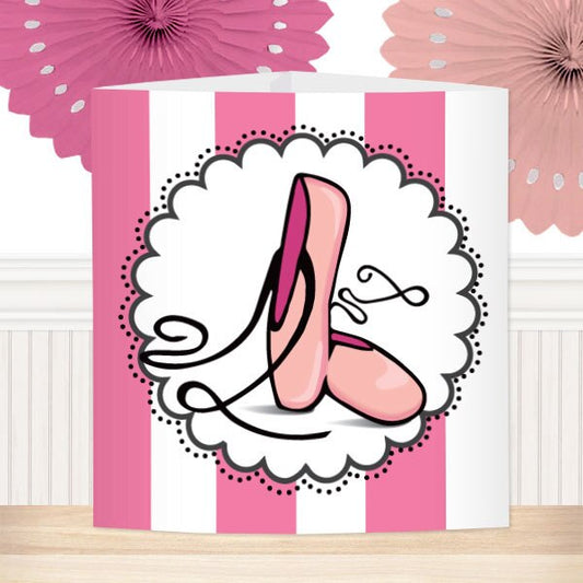 Ballerina 1st Birthday Centerpiece, 8.5x11 Printable PDF by Birthday Direct