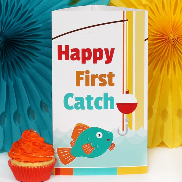 Little Fish Party Centerpiece PDF Printable by Birthday Direct