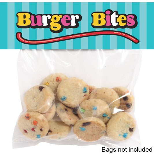 Hamburger Party Treat Bag Topper, Printable Digital Download by Birthday Direct