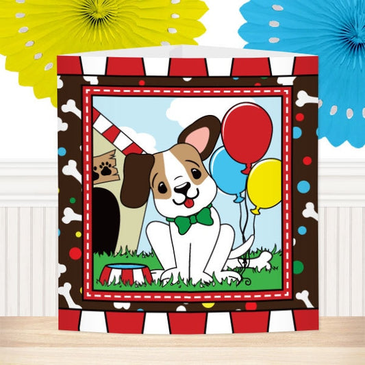 Little Dog Party Centerpiece, 8.5x11 Printable PDF by Birthday Direct